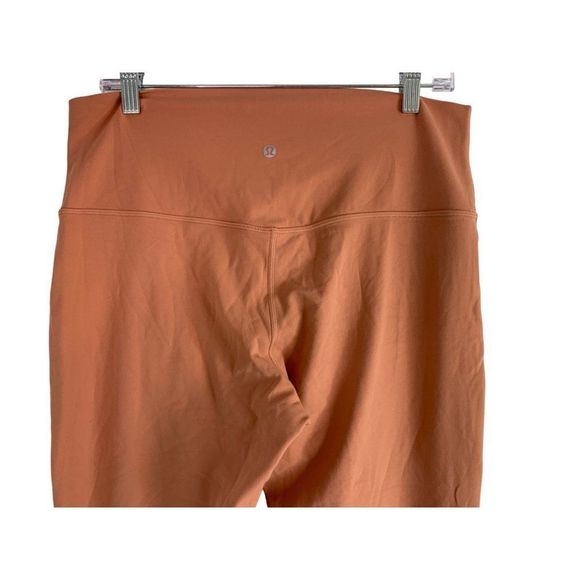 Womens Lululemon Align High Rise Legging Crop 25" Size 14 6235 Yoga EUC Peach - Picture 5 of 10